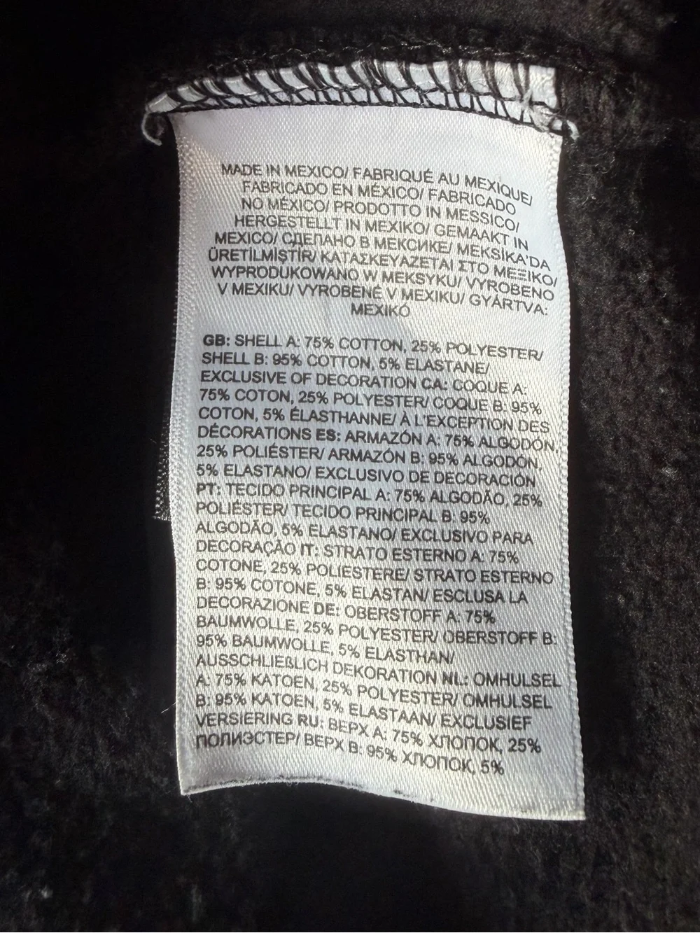The North Face - Heavyweight Black Pullover Hoodie with Chest Logo